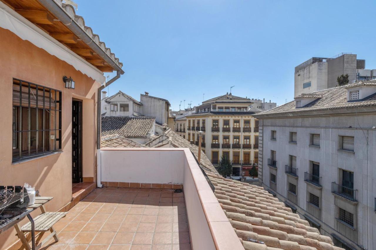 格拉纳达Atico Con Vista A La Alhambra别墅 外观 照片
